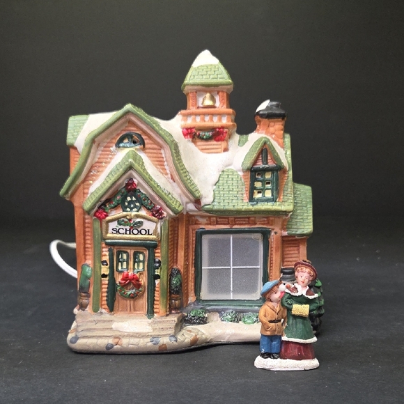 Other - Vintage Holiday Schoolhouse For Christmas Village